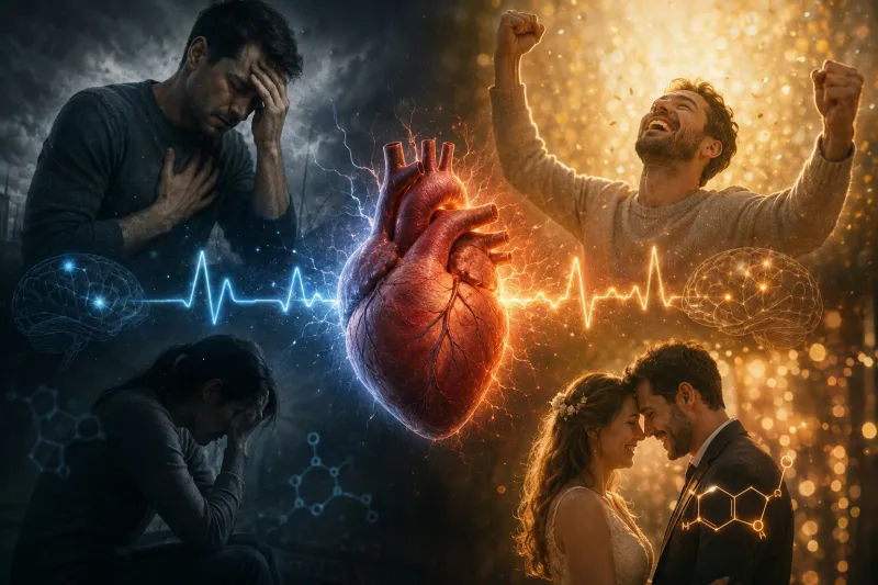 القلب المكسور والقلب السعيد.. كيف تؤذي المشاعر قلبك؟