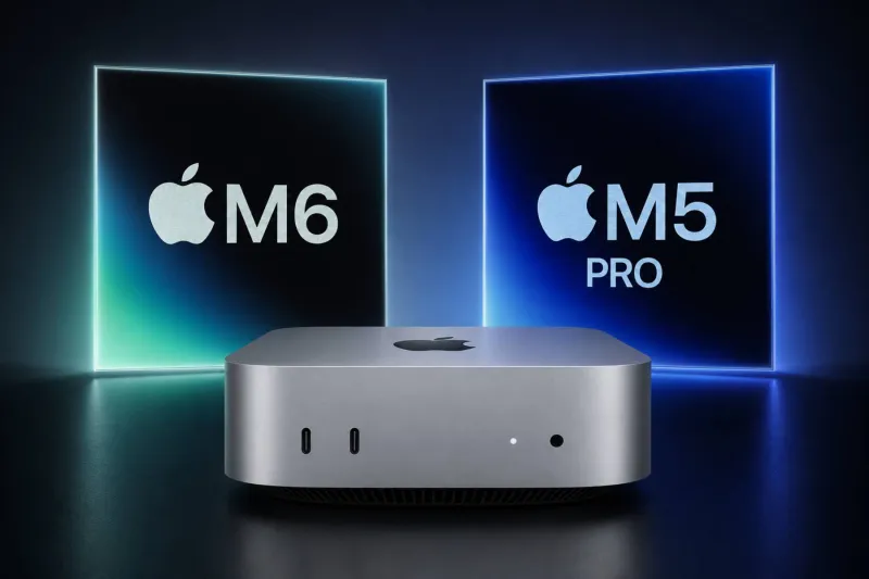 آبل تطلق جهاز Mac mini الجديد بشرائح M6 وM5 Pro وأداء مضاعف للذكاء الاصطناعي