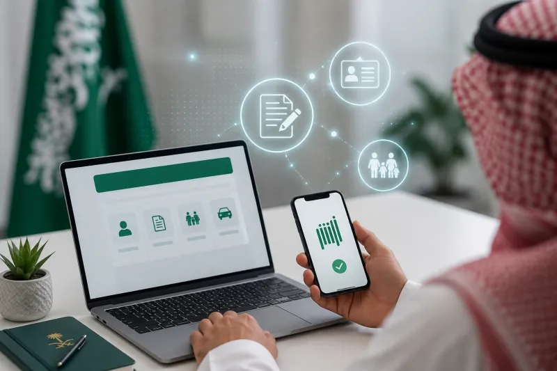 الأحوال المدنية تطلق خدمات رقمية جديدة عبر أبشر
