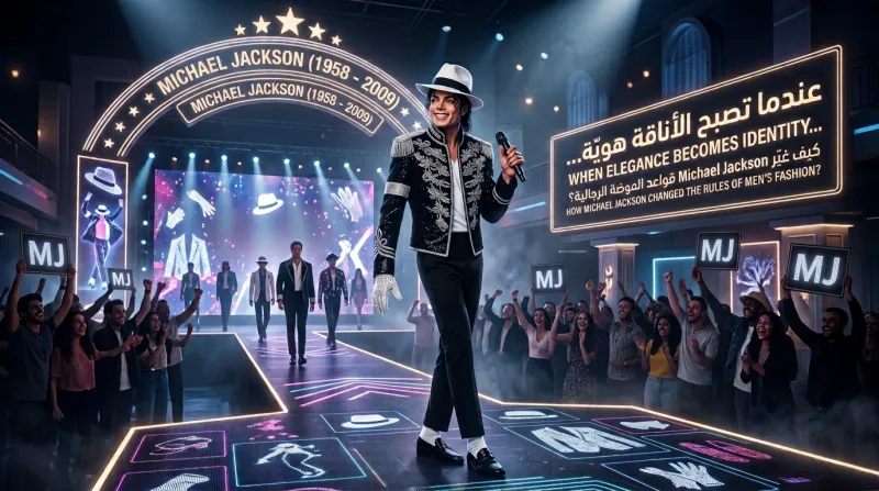 عندما تصبح الأناقة هويّة.. كيف غيّر Michael Jackson قواعد الموضة الرجاليّة؟