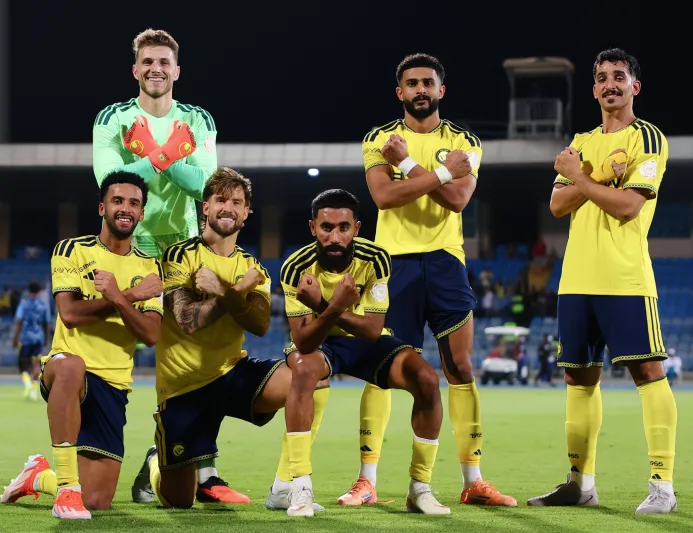 كم بلغت أهداف النصر بعد تسجيل أطول سلسلة تهديفية في تاريخ الدوري السعودي؟