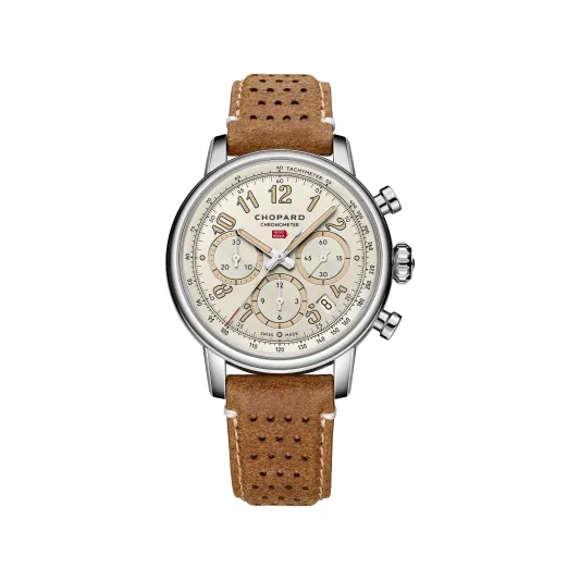 Chopard تستحضر سباق الألف ميل للسيارات الكلاسيكية في ساعة Mille Miglia Classic Chronograph Raticosa 