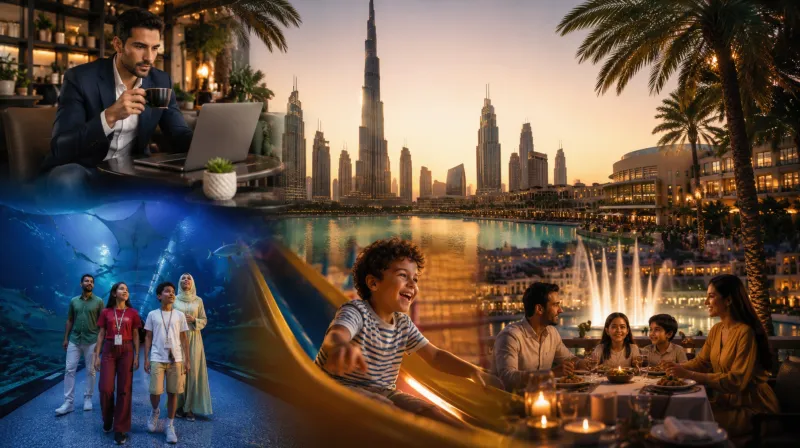 بين العمل والعطلة.. كيف تصنع دبي يوماً مثالياً للأب وعائلته؟