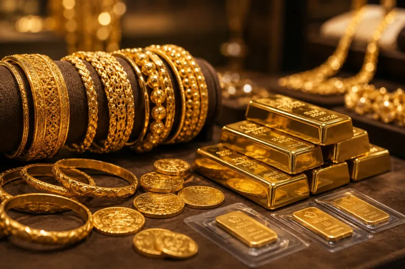 ارتفاع أسعار الذهب في السعودية اليوم الخميس