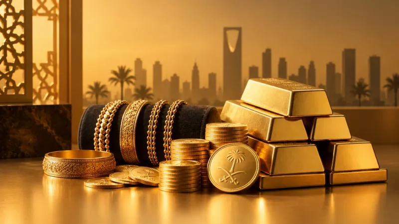 استقرار أسعار الذهب في السعودية اليوم الأحد