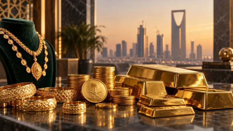 استقرار أسعار الذهب في السعودية اليوم الأحد