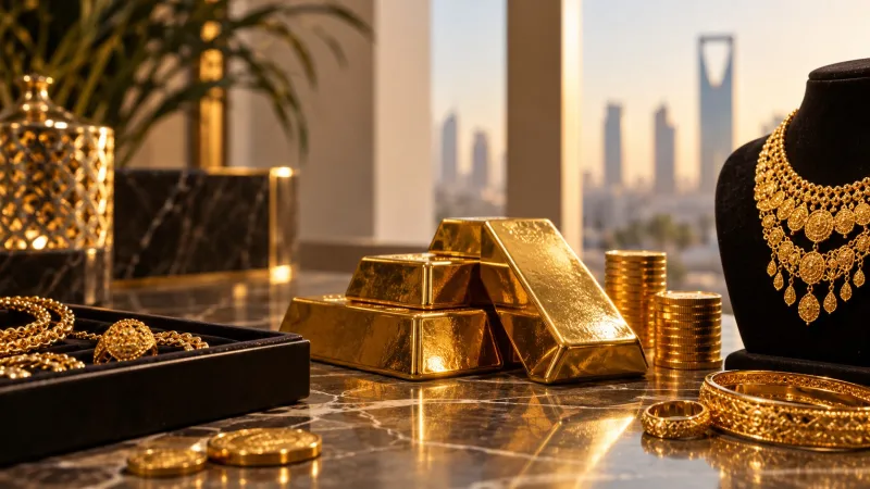 تراجع أسعار الذهب في السعودية اليوم الخميس