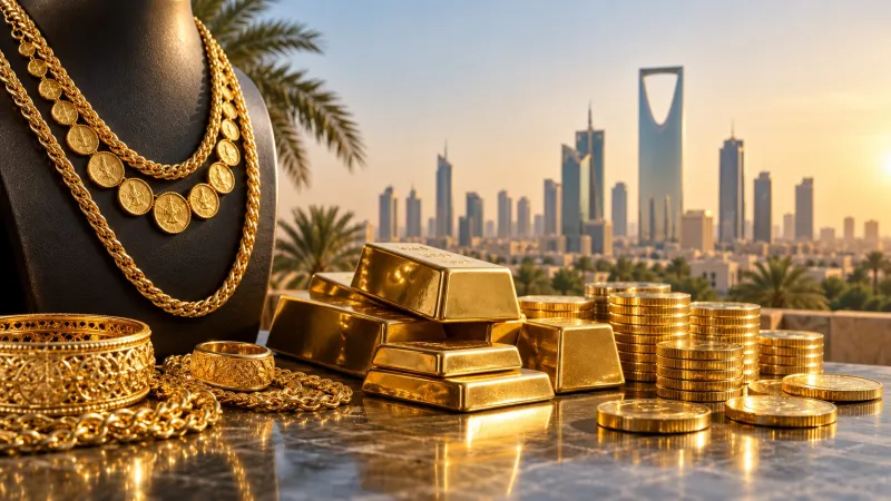 استقرار أسعار الذهب في السعودية اليوم الأحد