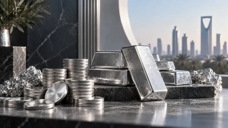 استقرار أسعار الفضة في السعودية اليوم الأحد