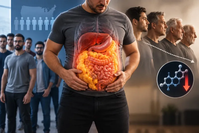 دهون البطن أم العمر؟ دراسة تكشف العامل الأقوى وراء انخفاض التستوستيرون