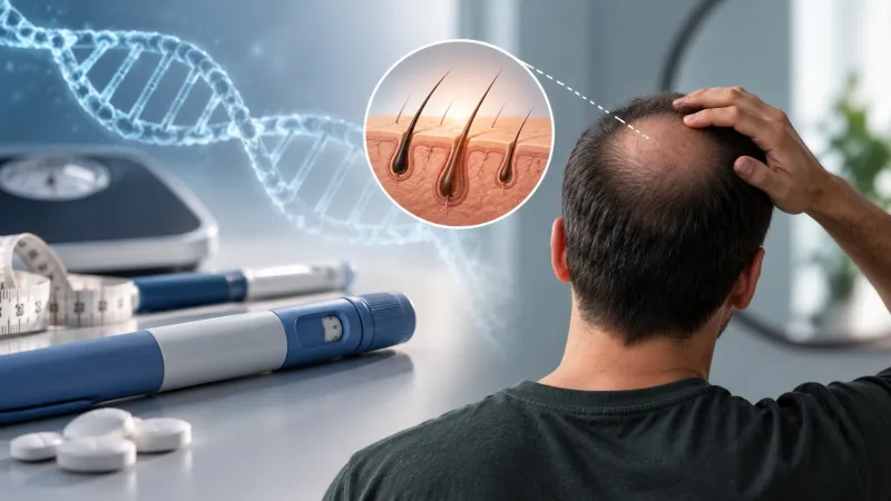 هل تتسبب  أدوية إنقاص الوزن في صلع الرجال؟ 