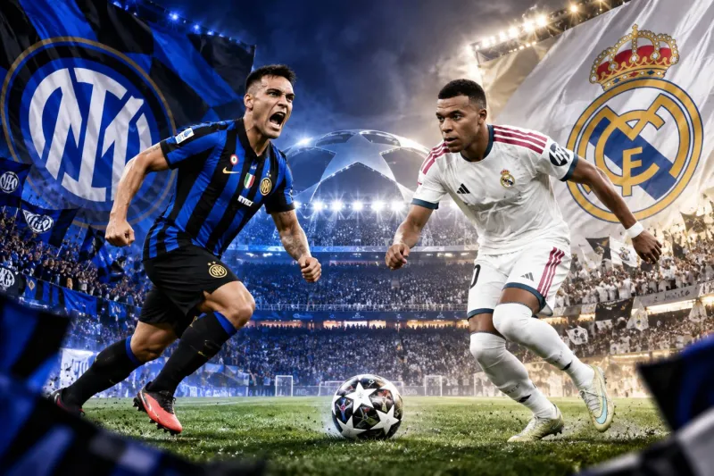 ريال مدريد وإنتر ميلان: التشكيل المتوقع وأرقام القمة الأوروبية