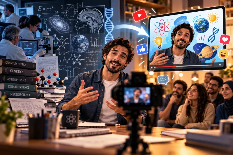 صُنّاع المحتوى العلمي.. كيف يحوّلون العلوم المعقّدة إلى محتوى جذاب؟