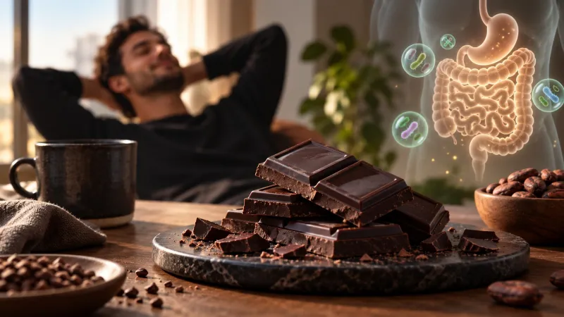 هل تحسن الشوكولاتة الداكنة بكتيريا الأمعاء؟