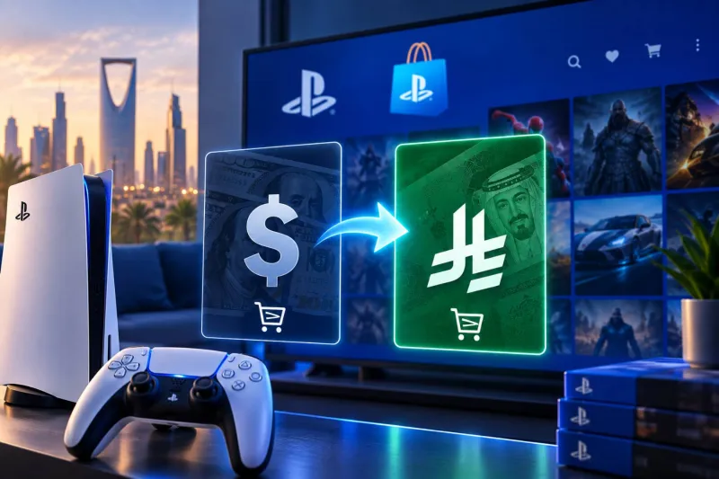 دليل تغيير العملة في PlayStation Store للسعودية والشرق الأوسط