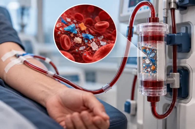 هل يمكن تنظيف الدم من جزيئات البلاستيك؟