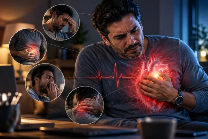 في يومه العالمي.. أعراض خفية قد تكشف مشكلة في قلب الرجل