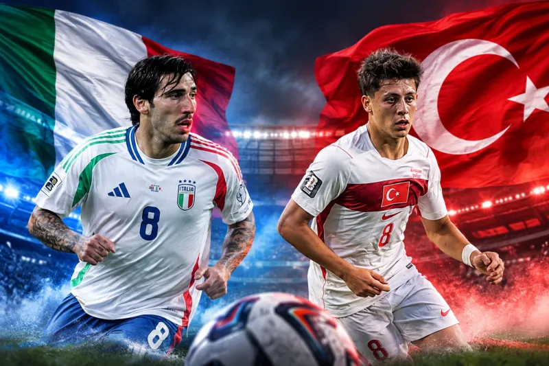قبل اللقاء المرتقب.. كم تبلغ القيمة السوقية لأغلى لاعبي تركيا وإيطاليا؟