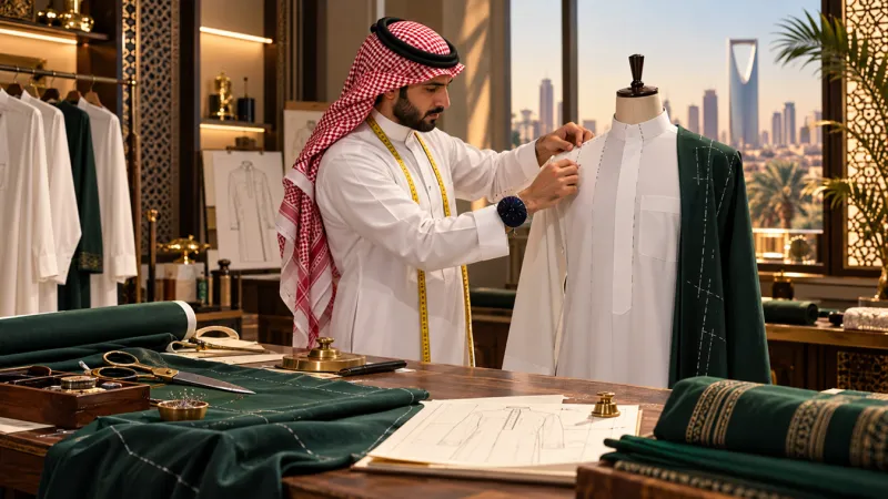 كيف تفصّل ثوبك السعودي؟ تفاصيل التصميم التي تصنع الفرق في الإطلالة