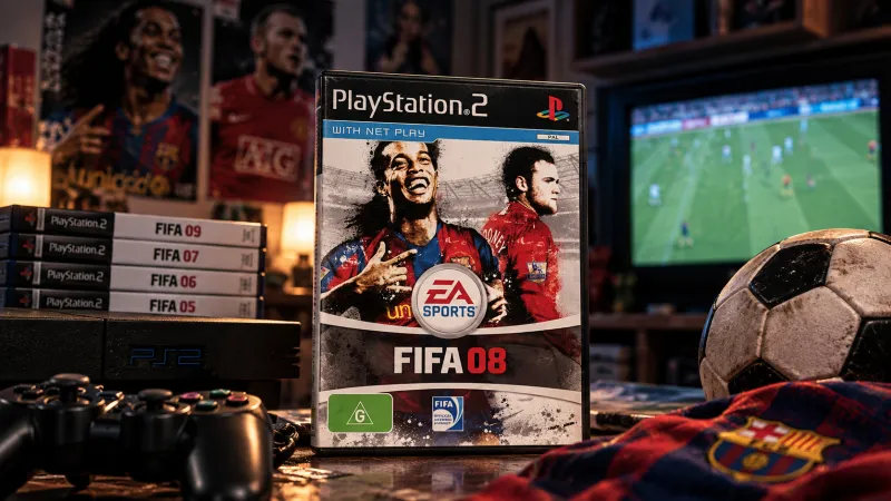 في ذكرى إطلاق FIFA 08.. قصة الغلاف الأيقوني لروني ورونالدينهو