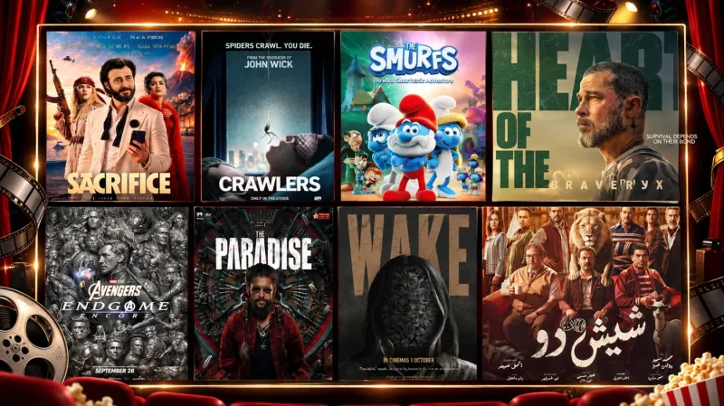 صالات السينما السعودية تستقبل 8 أفلام جديدة اليوم