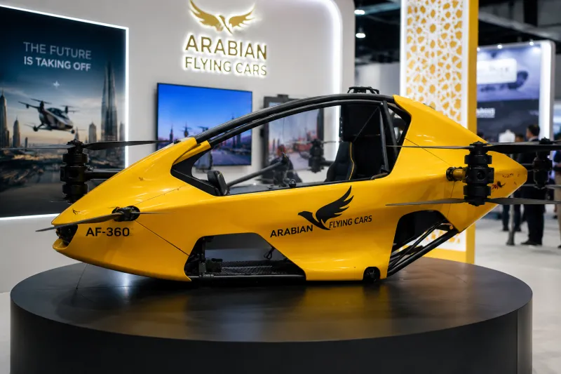 سيارة طائرة بالذكاء الاصطناعي تخطف الأنظار في «ليب 2026» (فيديو)