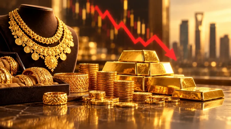 تراجع أسعار الذهب في السعودية اليوم الخميس