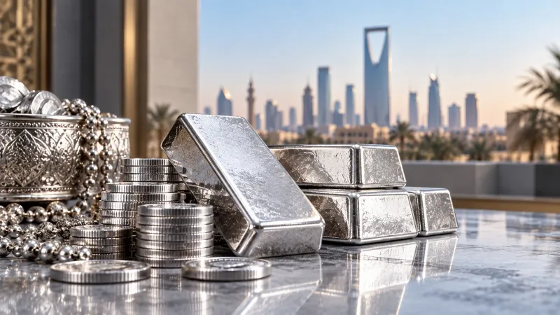 ارتفاع أسعار الفضة في السعودية اليوم الخميس