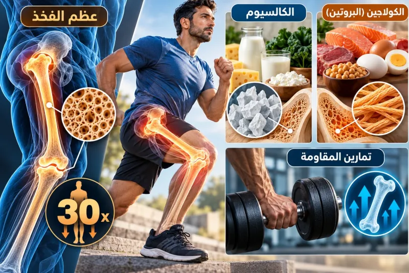 البروتين والكالسيوم وتمارين المقاومة.. معادلة الحفاظ على قوة العظام