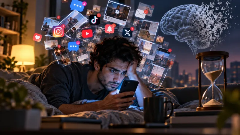 هاتفك وصحتك النفسية.. ماذا يحدث لدماغك مع الاستخدام المفرط؟