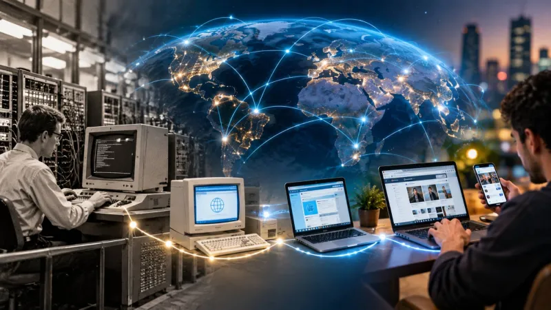 ليس في التسعينيات.. متى ظهر الإنترنت الحقيقي لأول مرة؟ الحقيقة ستفاجئك