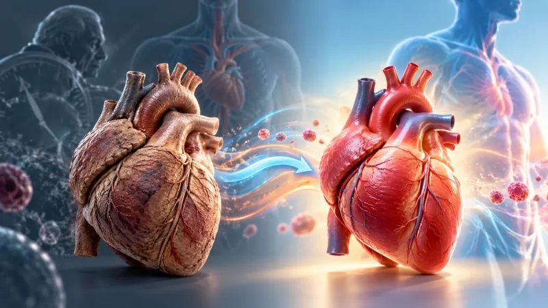 هل يمكن للقلب أن يعود شابًا؟ دراسة تكشف مفاجأة 