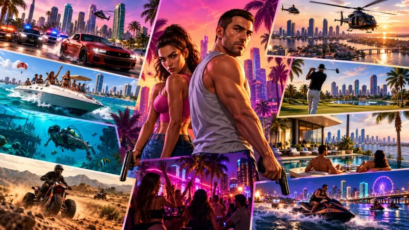 GTA 6.. أبرز الأنشطة الجانبية التي ستأخذك بعيدًا عن القصة