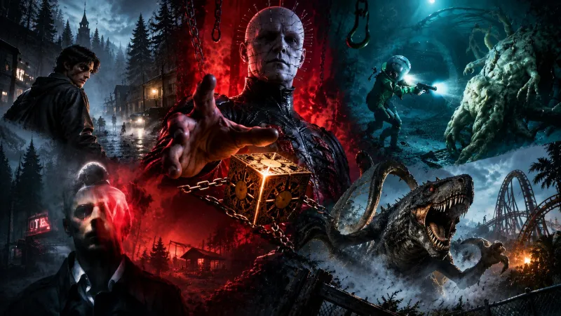 من «Hellraiser» إلى «ABSOLUTELY NOTHING GOOD».. خريطة ألعاب الرعب في أكتوبر