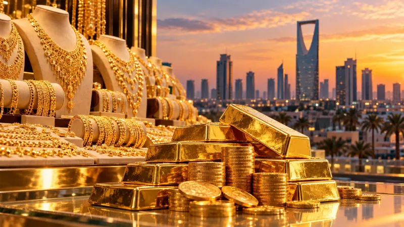 تراجع أسعار الذهب في السعودية اليوم الخميس 8 أكتوبر 2026