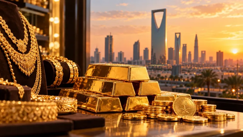 استقرار أسعار الذهب في السعودية اليوم الأحد