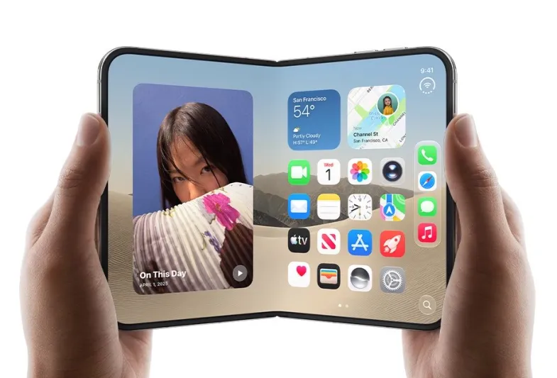 آبل تكشف رسميًا عن سعة بطارية هاتفها القابل للطي iPhone Duo وموعد الطرح