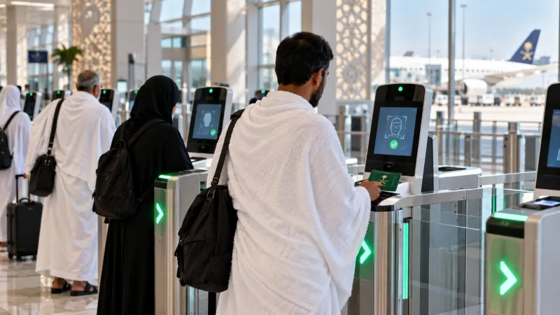 الجوازات تُطلق خدمة البوابات الإلكترونية للتسهيل على ضيوف الرحمن