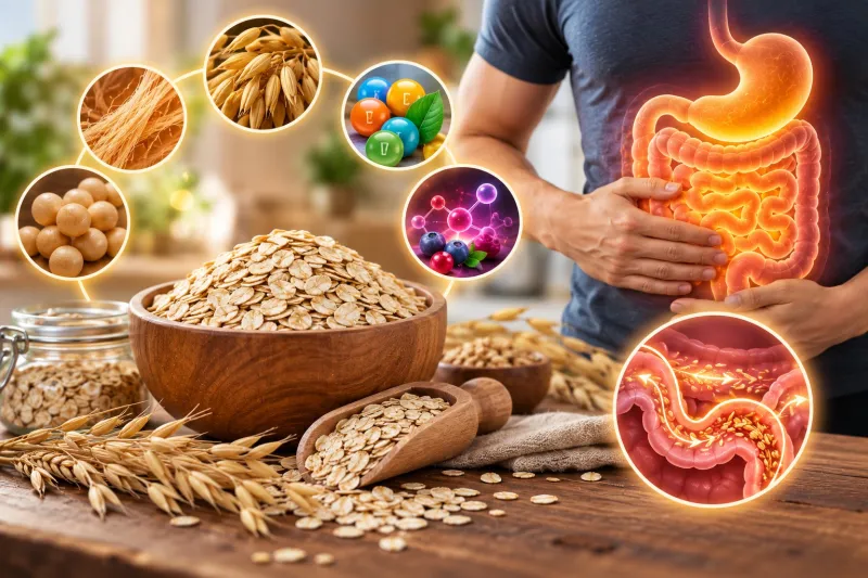 فوائد الشوفان للجهاز الهضمي.. كيف ينظم حركة الأمعاء ويغذي البكتيريا النافعة؟