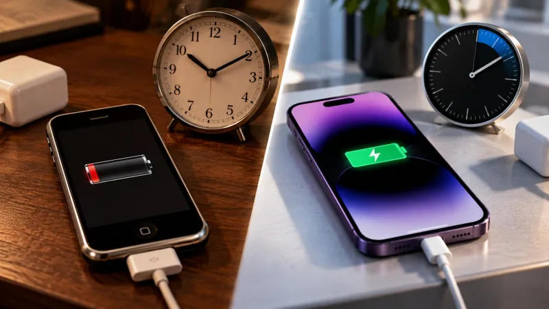 من 3 ساعات إلى 15 دقيقة.. كيف تطور الشحن السريع في هواتف آيفون؟