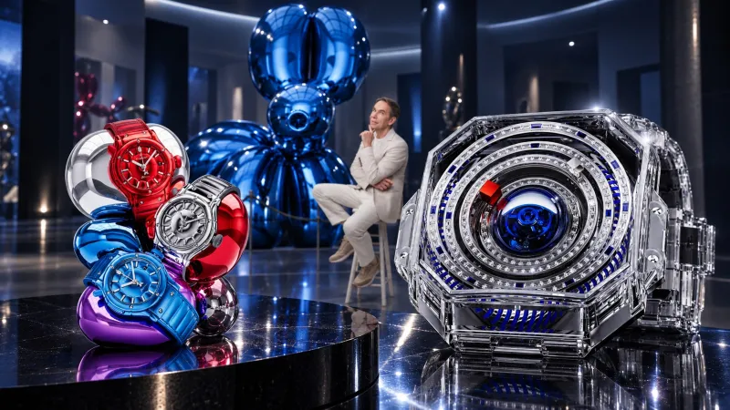 «Hublot» وجيف كونز يحوّلان الفن إلى ساعتين استثنائيتين