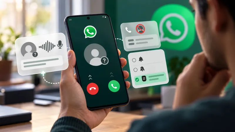 واتساب يطور ميزة ذكية لفحص المكالمات المجهولة على أندرويد..  كيف تعمل؟