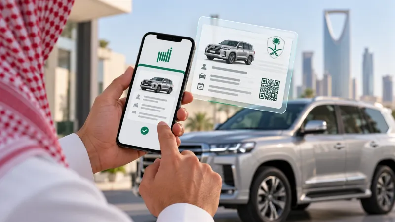 خطوات إصدار بطاقة عرض المركبة عبر منصة أبشر لتسهيل بيع السيارات إلكترونيًا