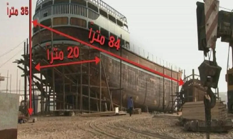 دبي تستعد لغينيس بأكبر سفينة خشبية في العالم