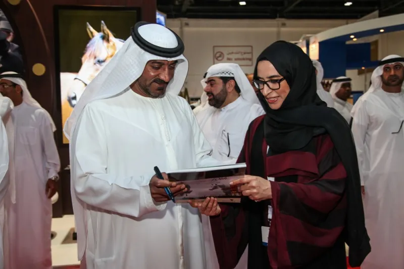 أحمد بن سعيد آل مكتوم يفتتح بطولة دبي الدولية للجواد العربي ومعرض دبي الدولي للخيل ‎