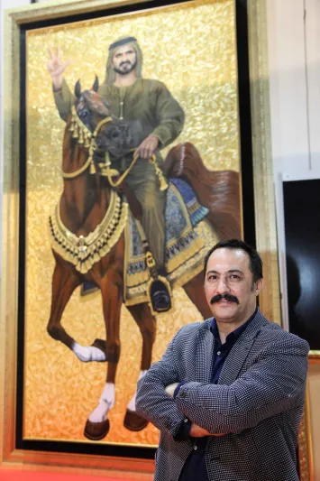 معرض دبي الدولي للخيل يقدم أعمالاً فنية لفنانين عالميين تعكس جمال رياضة الفروسية