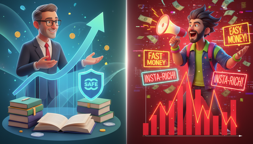 بين التوعية المالية الحقيقية والمحتوى الترويجي.