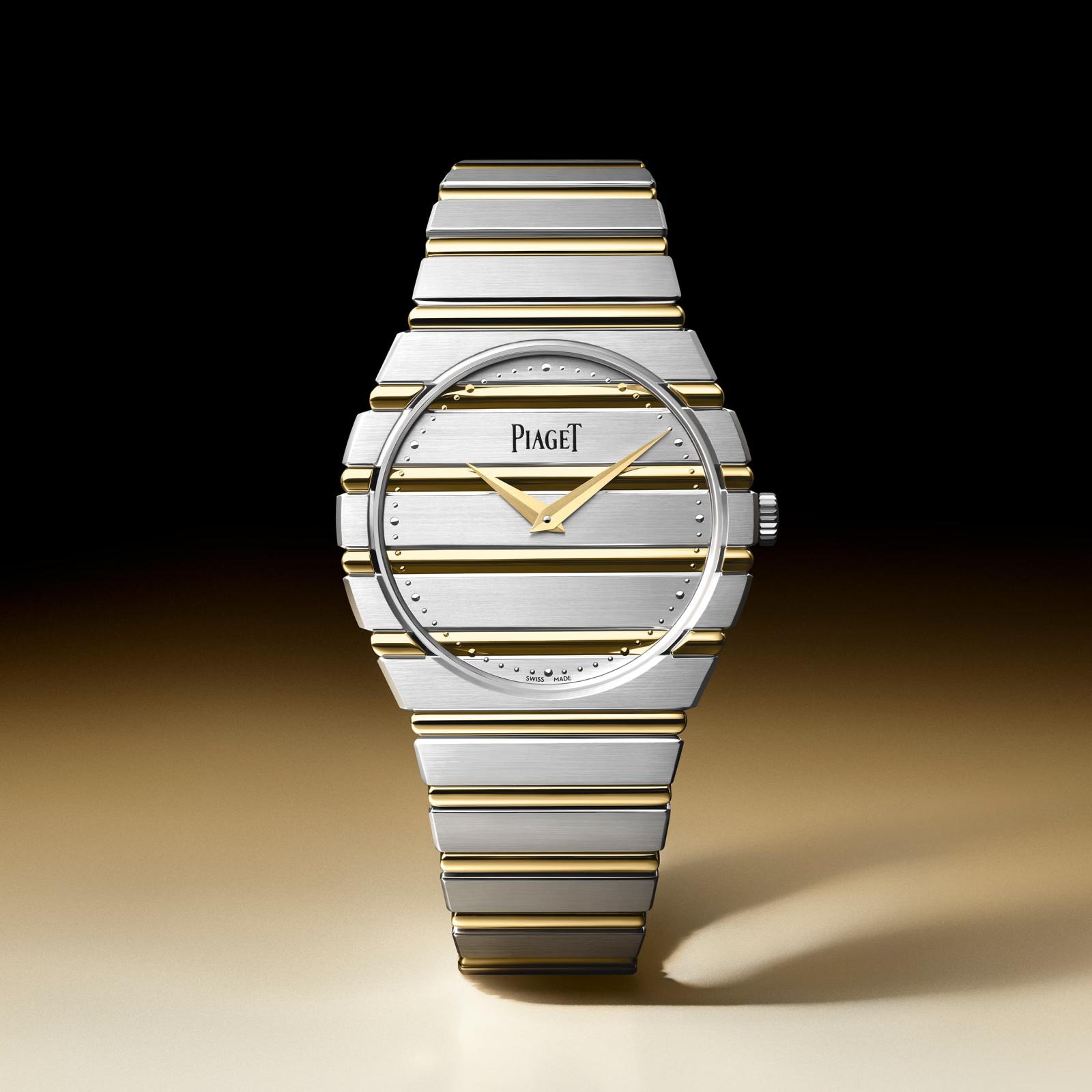 تناغم الذهب الأصفر والأبيض في ساعة Piaget Polo 79