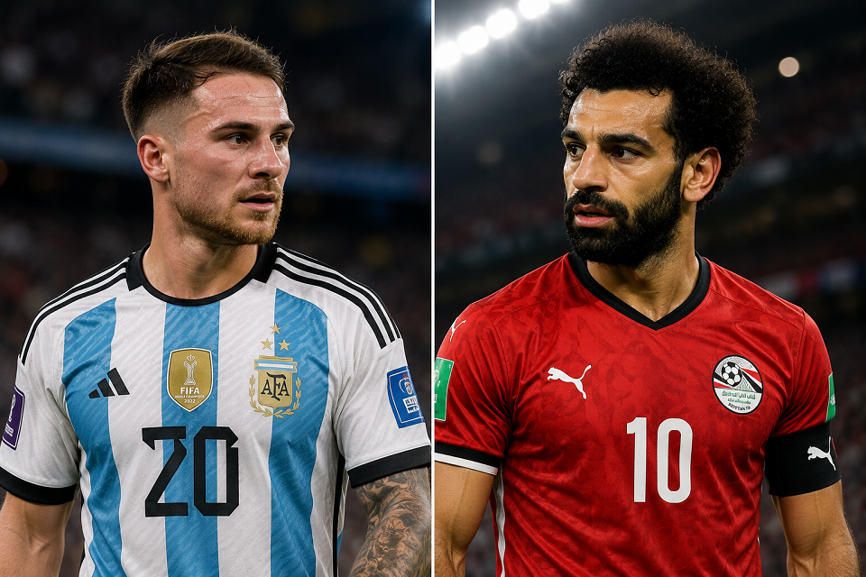 ماك أليستر ومحمد صلاح 