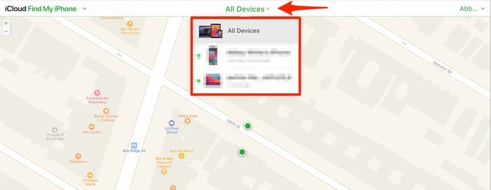 كيفية فتح جهاز الايباد باستخدام Find My iPhone